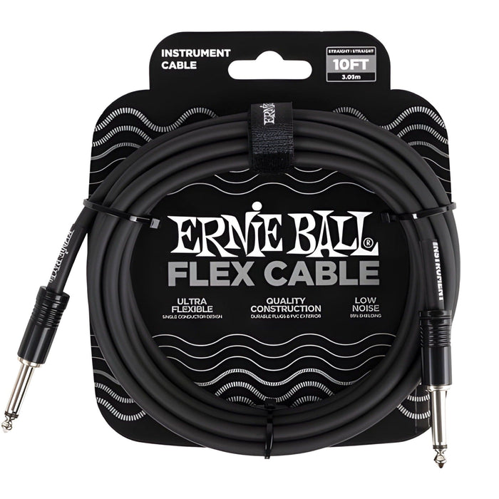 Ernie Ball Instrument Cables Ernie Ball Flex Guitar/Instrument Cable (10ft/3m) TourStock