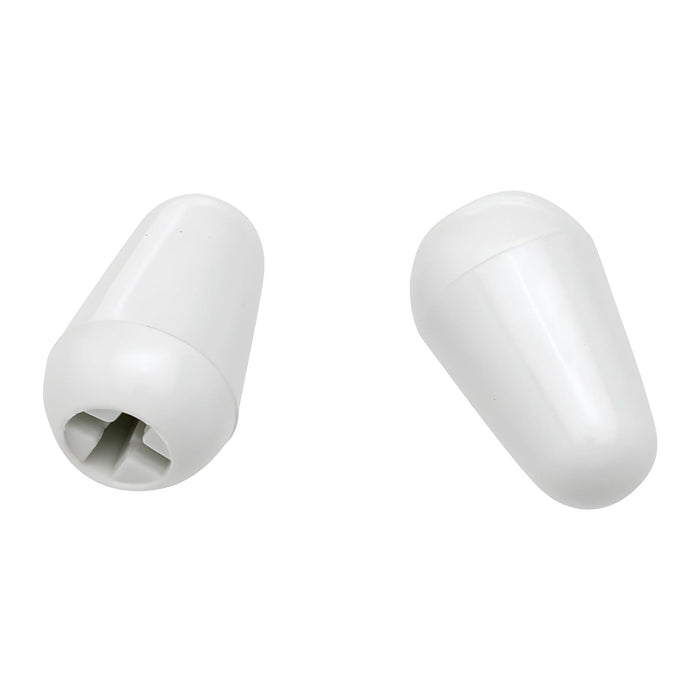Guitar Man Guitar Parts Stratocaster Switch Tip (White) (Pack of 2) TourStock