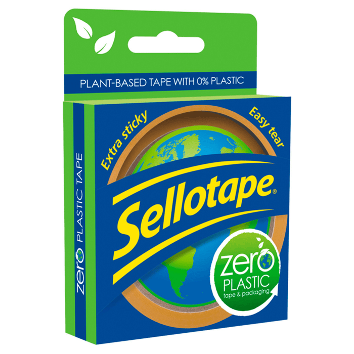 Sellotape Clear Tape Sellotape (Zero Plastic) 24mm x 30m TourStock