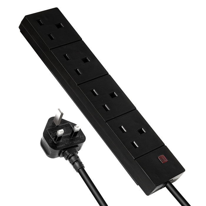 TourStock Power Extensions PROELEC UK 4 Way Power Extension Cable TourStock