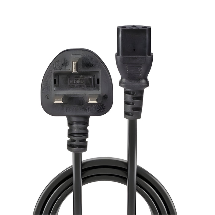 Pro-Elec UK 13a > IEC Cable (6a) ‘Kettle Lead’ - PLB2149