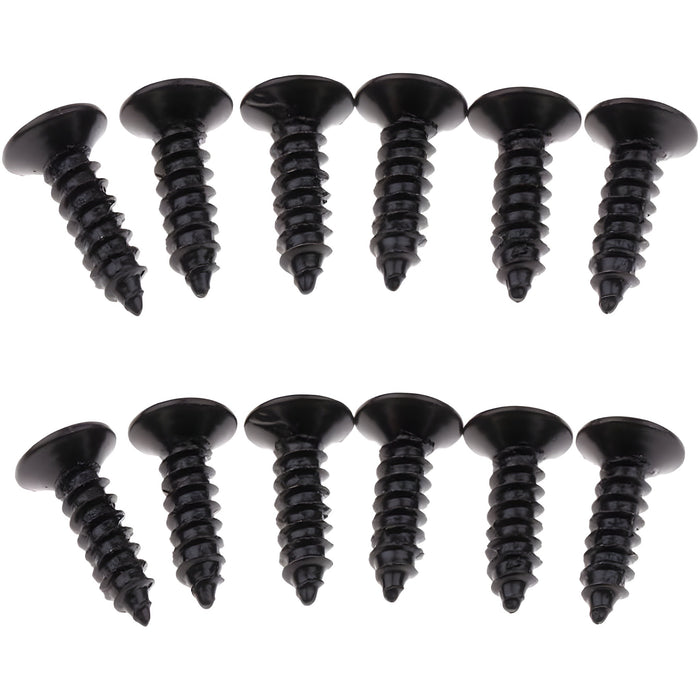 Guitar Pickguard Screws: Black (pack of 24)