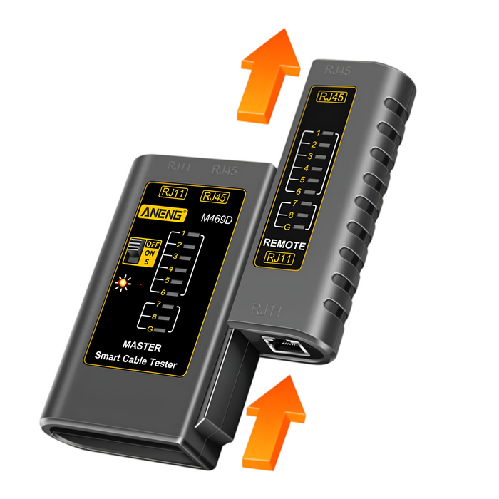 ANENG M469D CAT5/6/7 Ethernet Cable Tester (RJ45/RJ11)