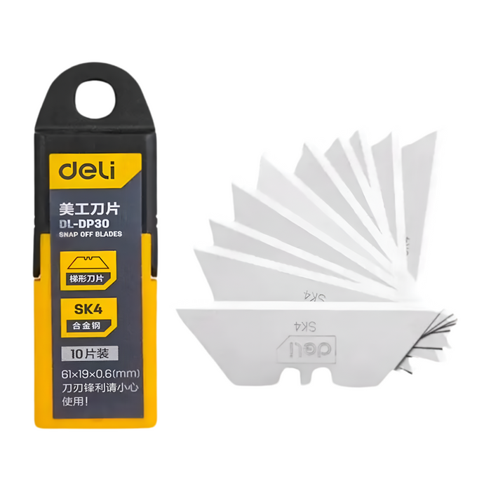 Deli SK4 Utility Knife / Box Cutter Blades (Box of 10)