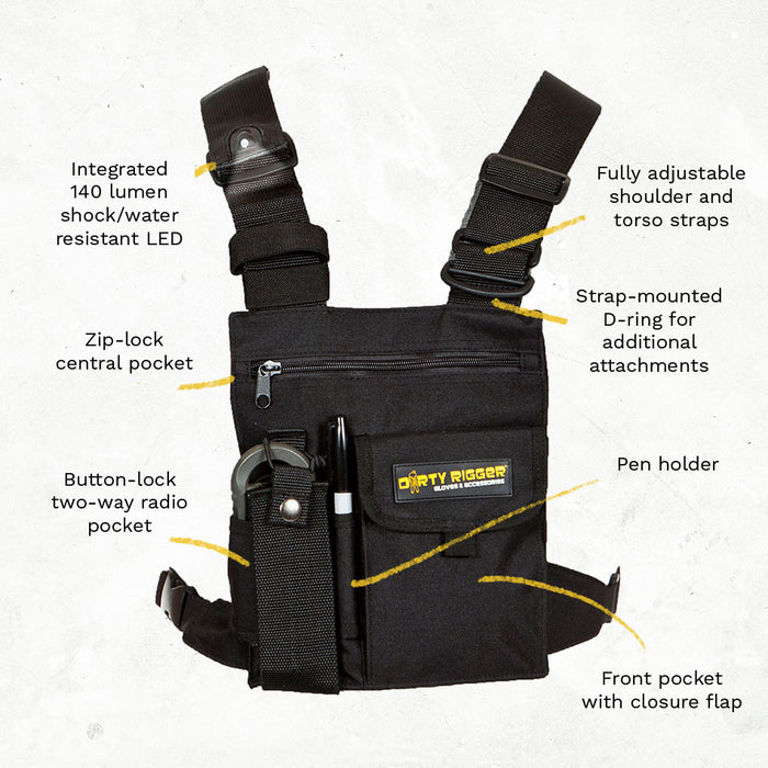 Dirty Rigger - LED Chest Rig