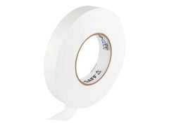 White Pro-Gaff 24mm gaffer tape roll with the end unrolled, showing the matt write-on surface