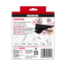Back of the VELCRO Brand Stick On Tape 2.5m pack with usage guidance
