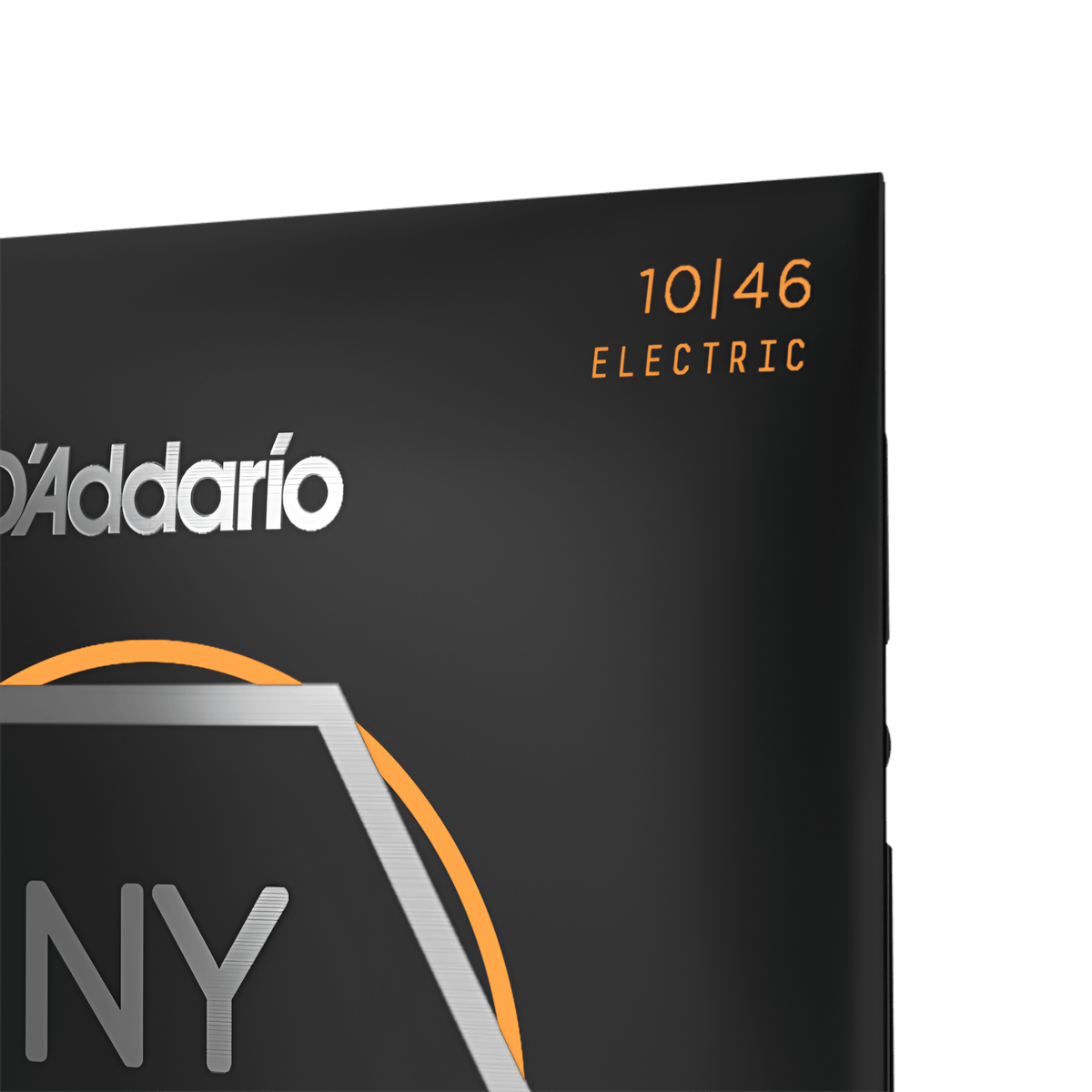 Close-up of the NYXL pack corner with the 10/46 Electric gauge marking