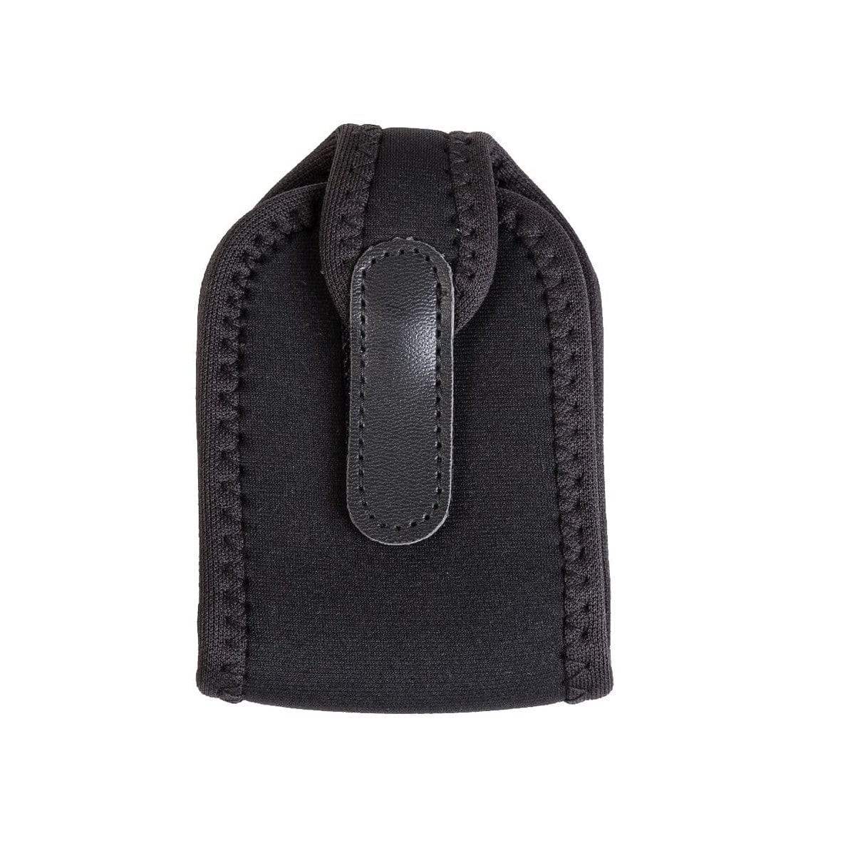 Neotech Wireless Pouch 7901124 in black neoprene, front view with fold-over flap and pull tab