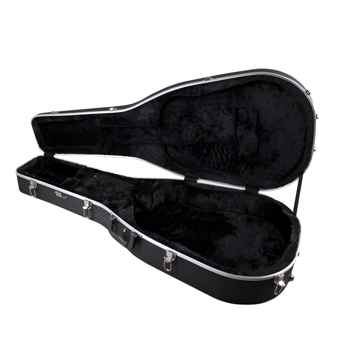 TGI Acoustic Guitar Hardcase Dreadnought ABS Hardshell