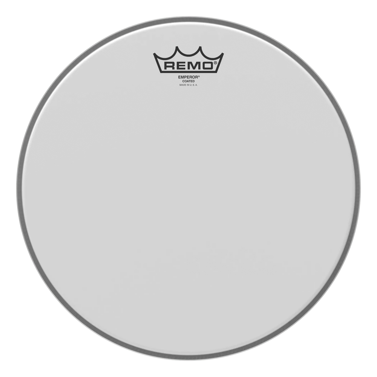 Remo Emperor Coated drum head in a small tom size, front view