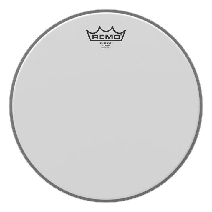 Remo Emperor Coated drum head in a small tom size, front view